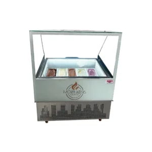 Exhibidora de helados de 10 sabores frost