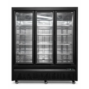 Nevera Negra Tres Puertas Refrigeración 1.70x 0.75 x 2.00
