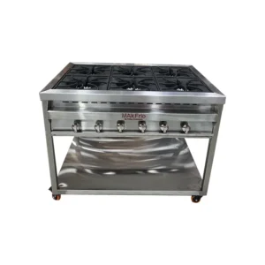estufa industrial de 6 fogones