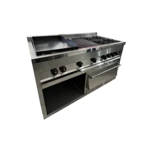 Estufas con plancha + BBQ + Horno