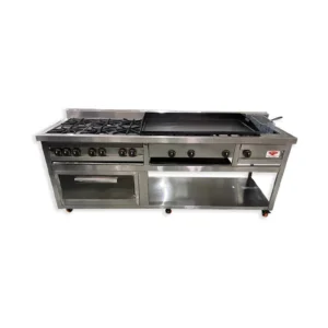 estufa con plancha freidor y horno