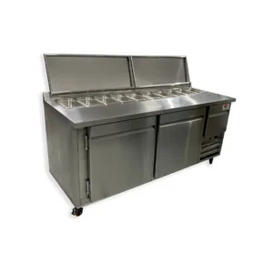 Barra para toppings y ensaladas